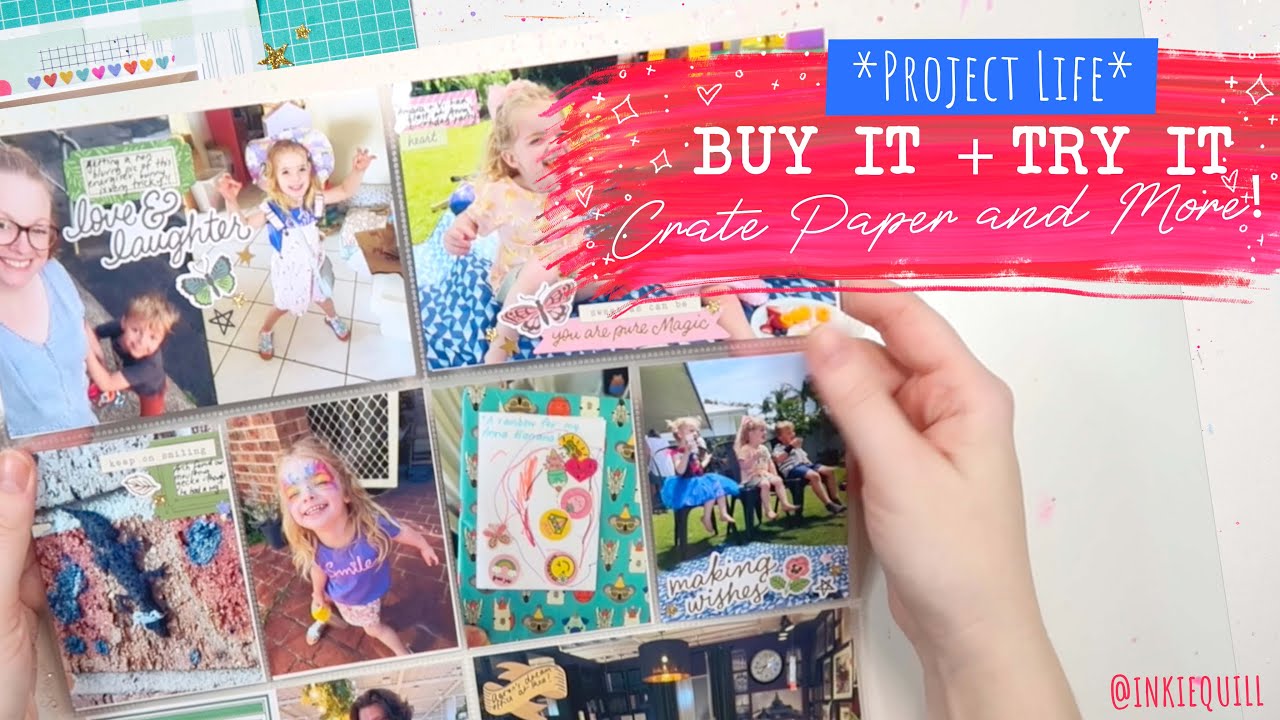INKIE КУПИТЕ ЭТО + ПОПРОБУЙТЕ // Crate Paper + Vicki Boutin Project Life Scrapbooking