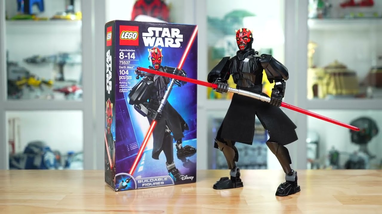LEGO Star Wars 75537 DARTH MAUL BUILDABLE FIGURE Review! (2018)