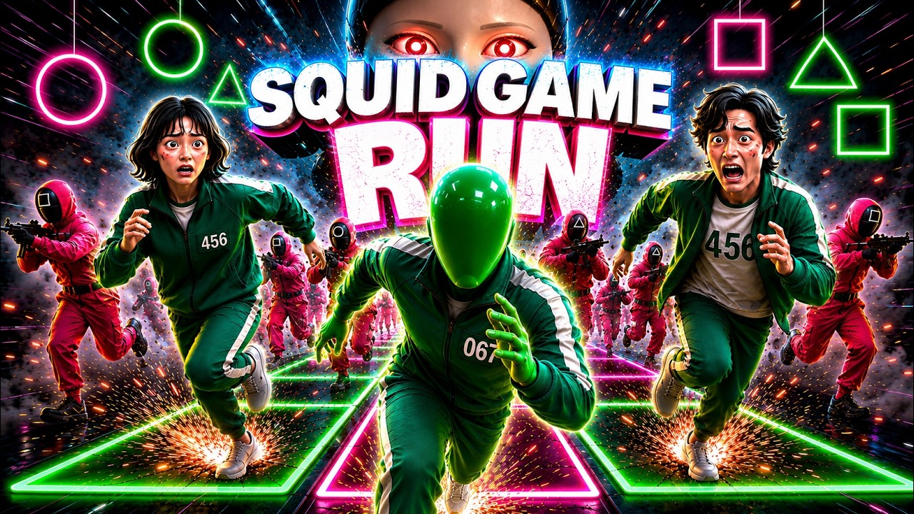 ⚡ SQUID GAME SURVIVAL RUN | Immersive Interactive Warm Up | ELIMINATION EDITION | FULL #1