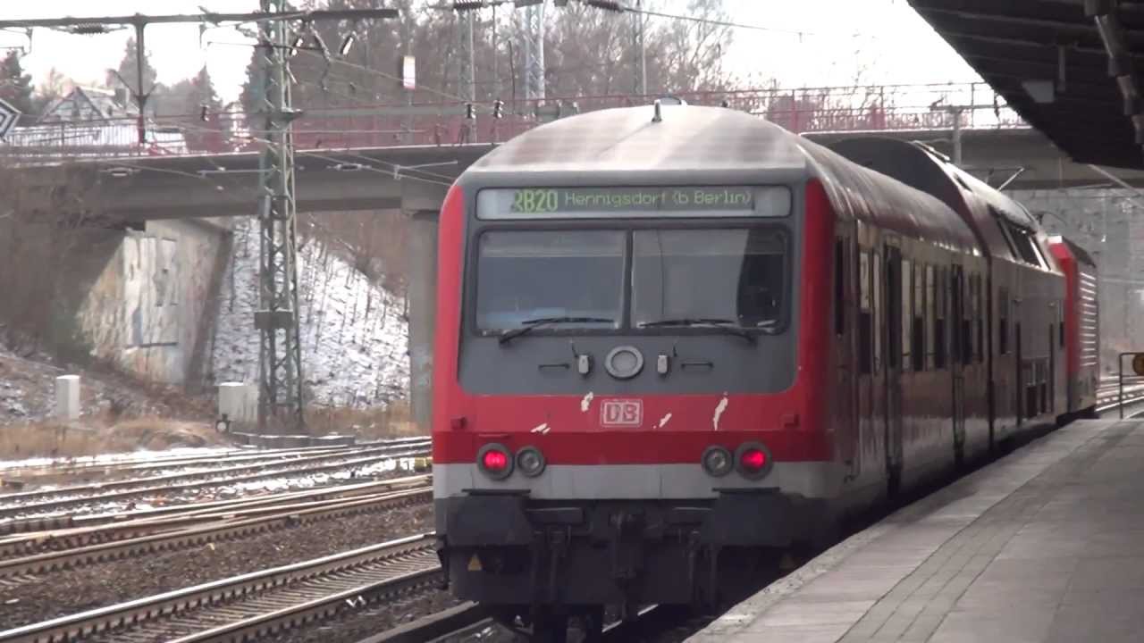 S-Bahn Berlin und andere Züge in Birkenwerder HD