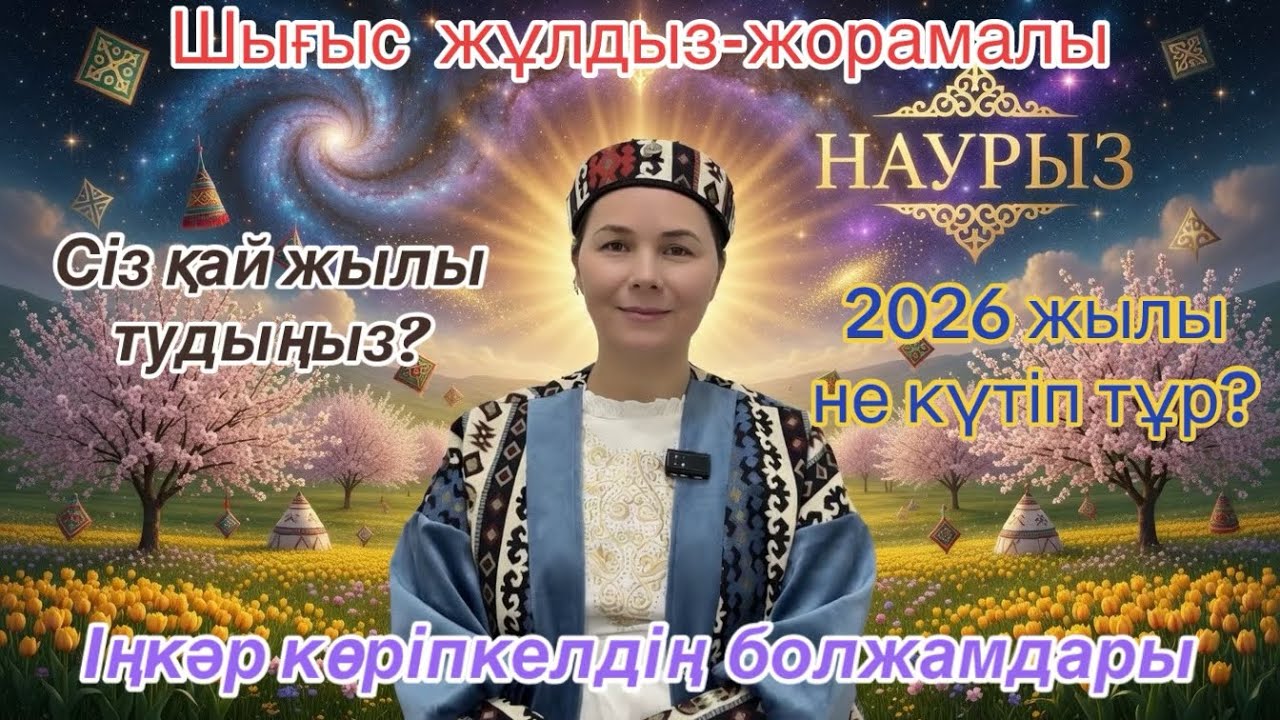Қай жылы тудыңыз? Сізді не күтіп тұр? 2026 жылға ШЫҒЫС жорамалы