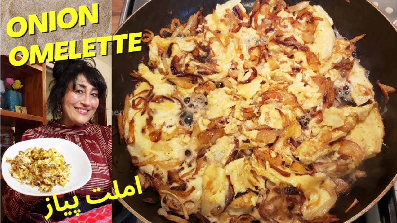 How to Make Nimro Piaz Dagh | Persian Scrambled Eggs With Caramelized Onions #scrambledegg