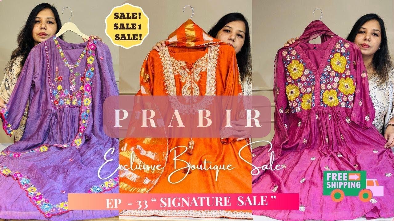EP- 33 PREMIUM BOUTIQUE SUITS SALE , MUL CHANDERI SALE  , DESIGNER SUITS , JAMDAANI TUNICS , CORDSET