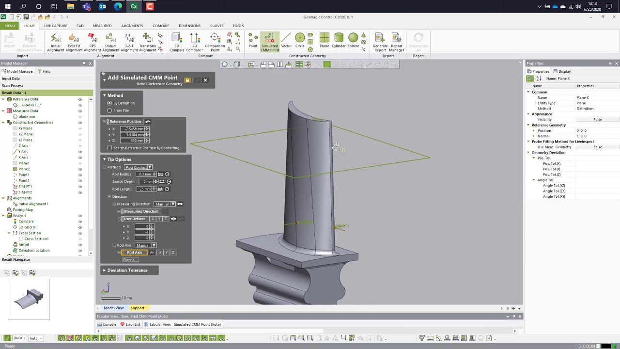 Geomagic Control X - 6 Point Nest Alignment - CX