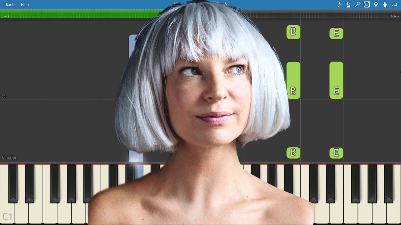 How to play Angel By The Wings - Sia - Piano Tutorial - Instrumental