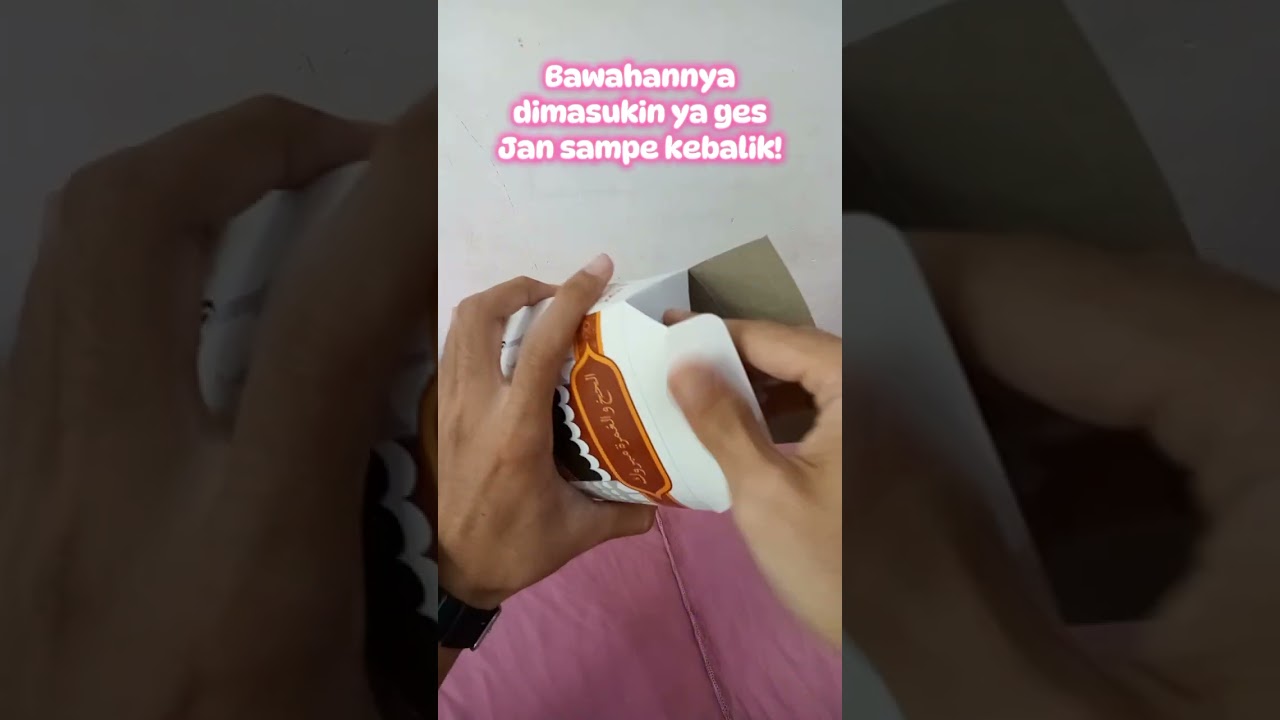 Tutorial melipat Box Souvenir Haji dan Umroh Mudah…