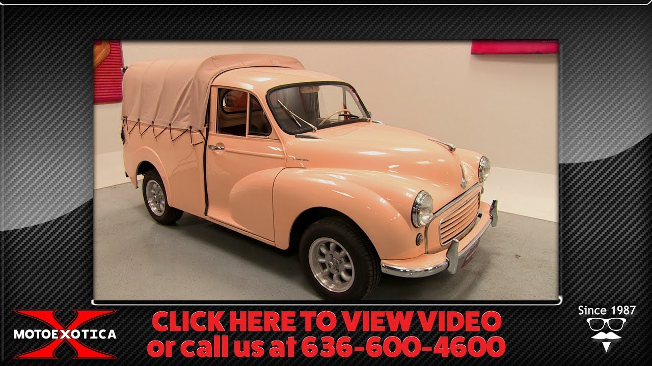 1960 Morris Minor 1/4-Ton Pickup Truck || SOLD