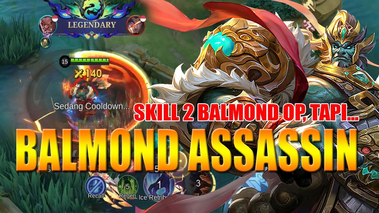 NEKAT! HYPER BALMOND MODE ASSASSIN DI SOLO RANK | BALMOND BEST BUILD AND EMBLEM 2024, TRY NOW | MLBB