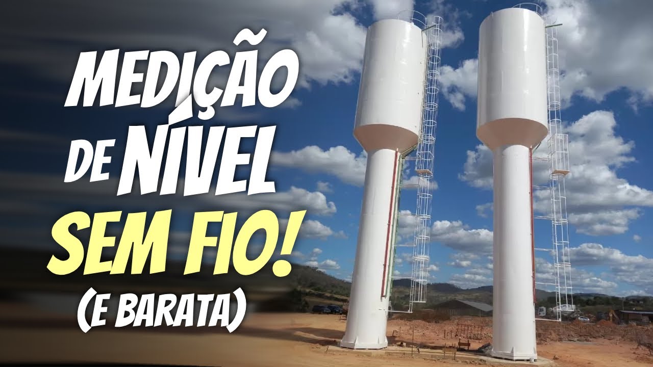 Como monitorar n&iacute;vel SEM USAR FIO de forma barata com transdutor de press&atilde;o e indicador universal