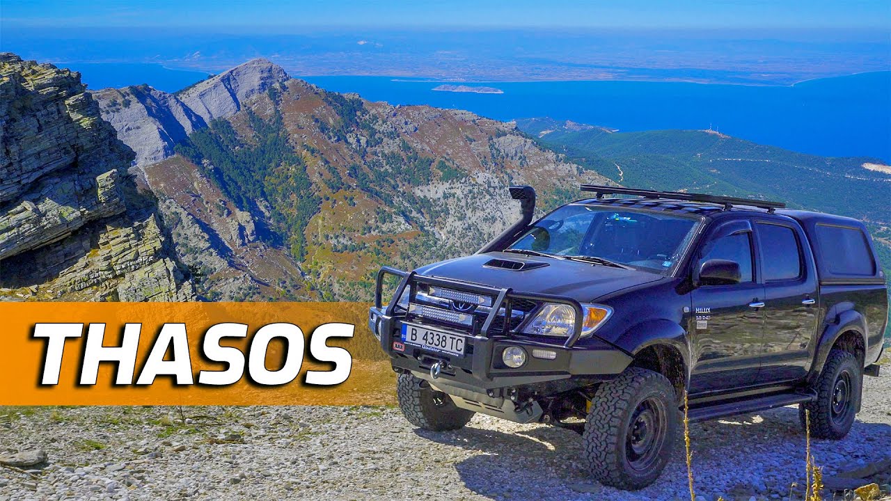 Conquering Thasos Summit in a Toyota Hilux | Greece 4x4 Off Road Adventure