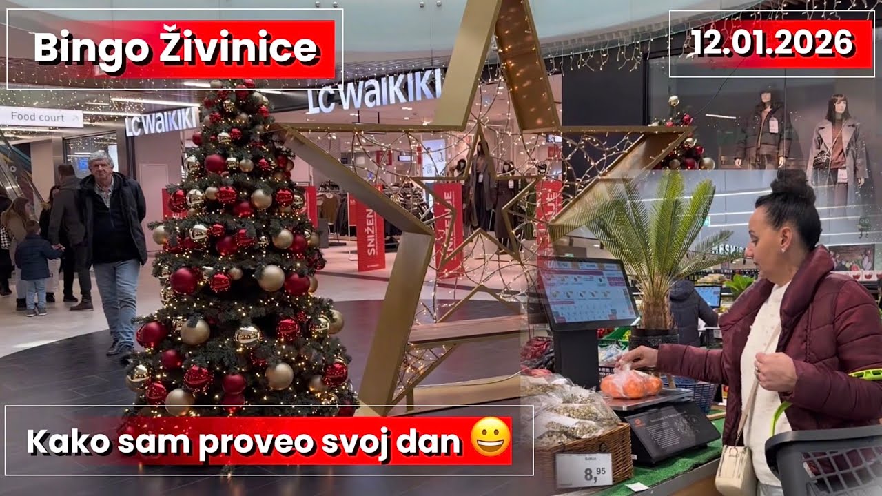 Moj dan! veliki minus, uzimam fele za golfa, idemo u Bingo na doručak i kupovina 12.01.2026