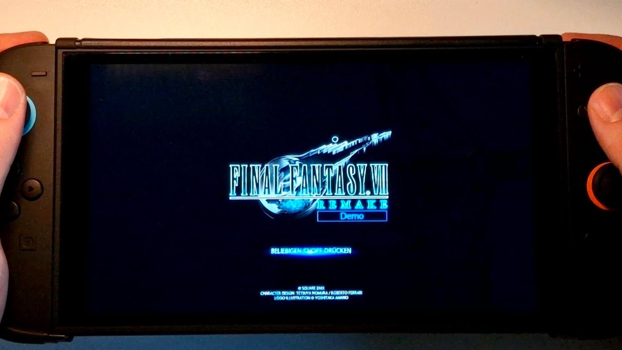 Final Fantasy VII Remake Demo - Nintendo Switch 2 Handheld Gameplay