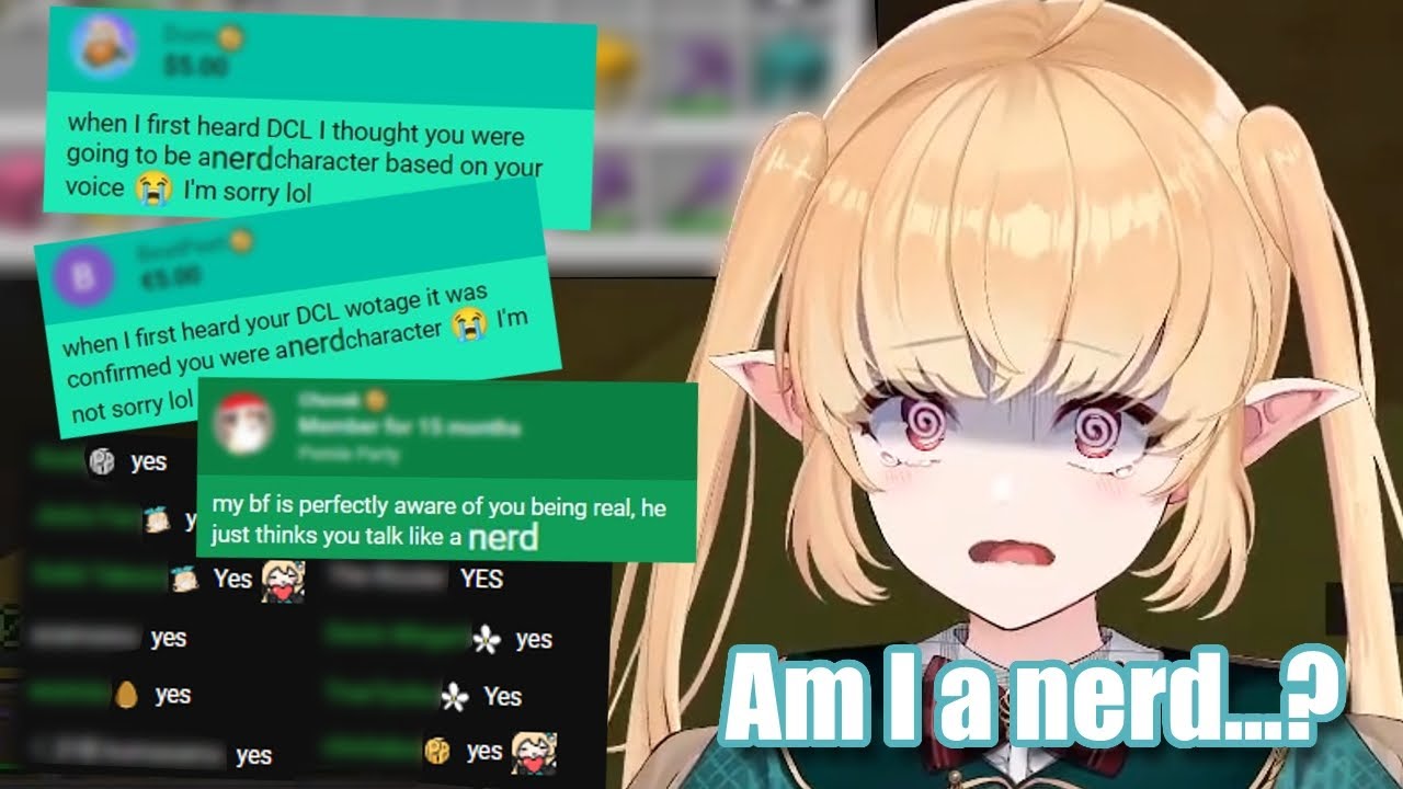 Pomu breaks after chat calls her the nerd character 【NIJISANJI EN】