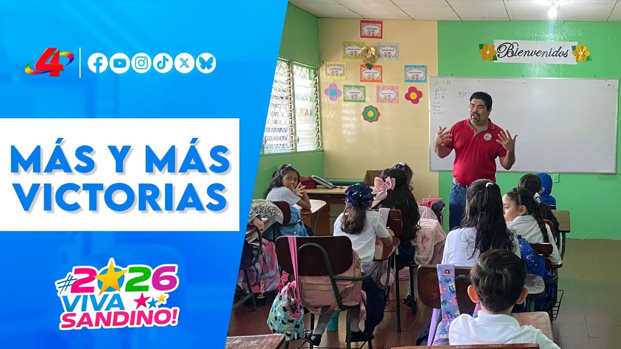 Carazo: inicio del año escolar 2026 ¡Más y Más Victorias! 🏫