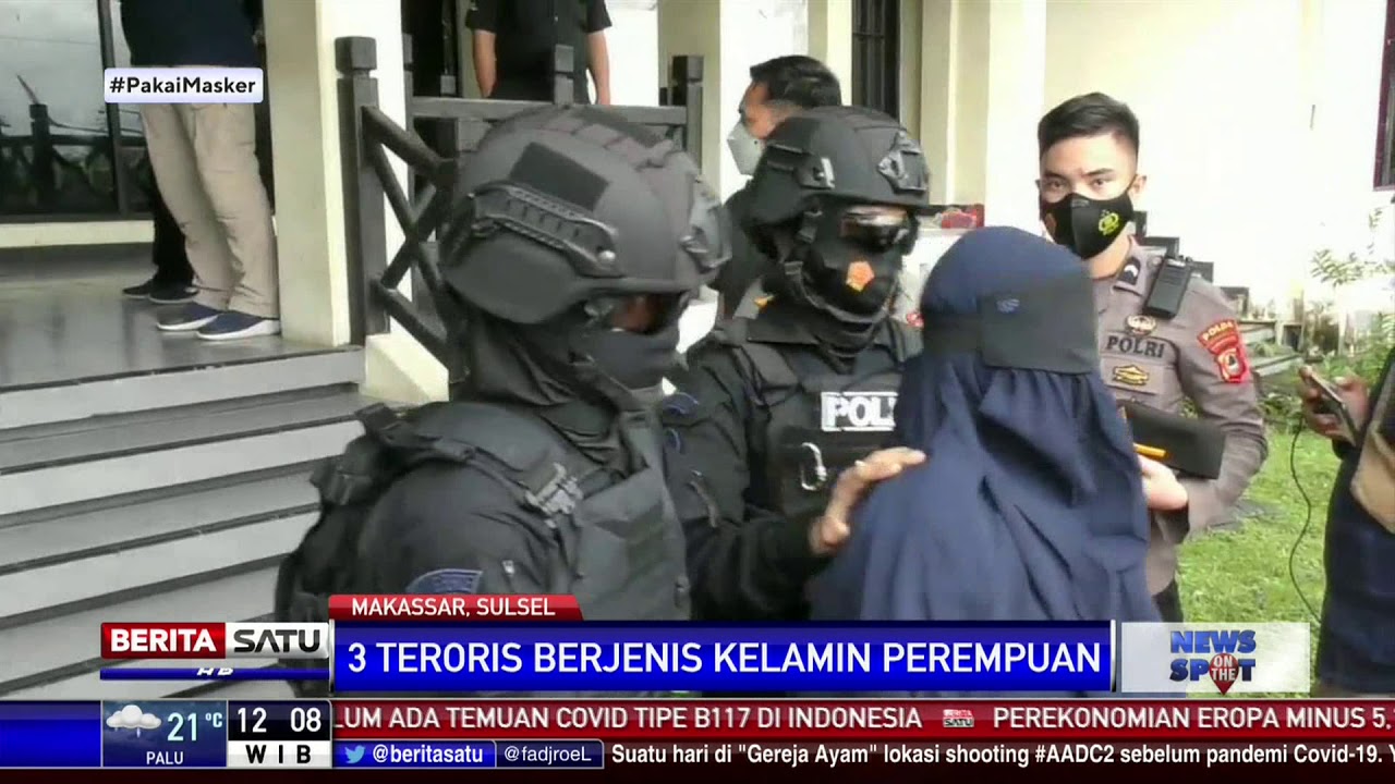 19 Napi Teroris Tahanan Polda Sulsel Diterbangkan ke Jakarta