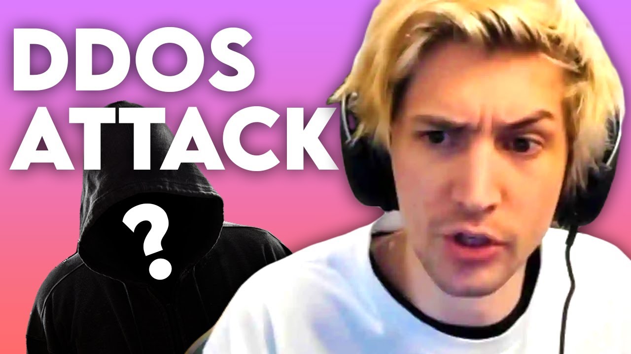 xQc Got a DDOS Attack In THE MIDDLE of Livestream