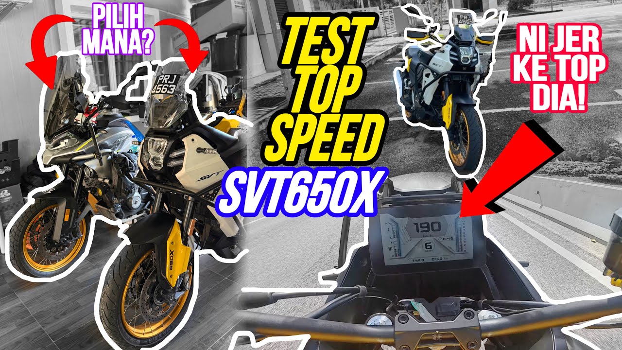 #988 TEST TOP SPEED QJMOTO SVT650X | BEST KER MOTOR NI? ON BOARD!