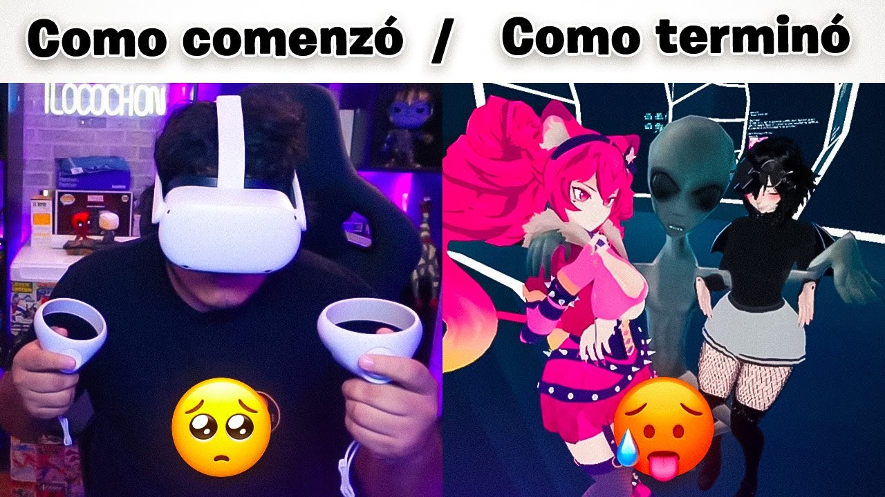 PRIMERA VEZ ENTRANDO AL VR CHAT *termina rico*