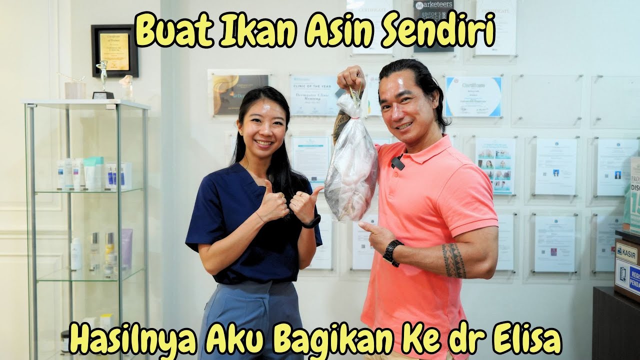 Buat IKAN ASIN Sendiri & Hasilnya Aku Bagikan  Ke dr Elisa Dokter Aestheticku