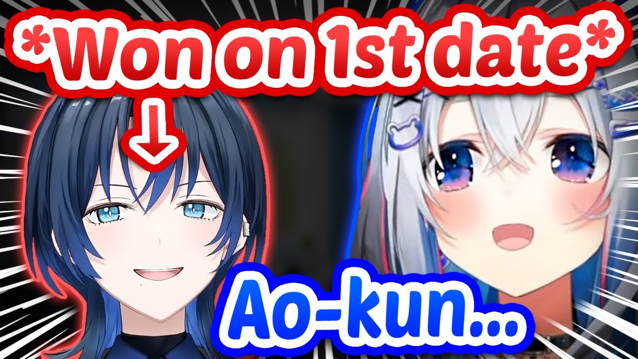 Kanata Couldn't Handle Ao-kun's Insane Dating Skills 【ENG Sub Hololive】