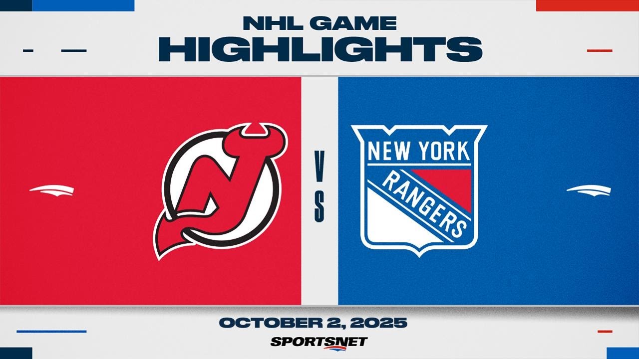 NHL Preseason Highlights | Devils vs. Rangers - October 2, 2025