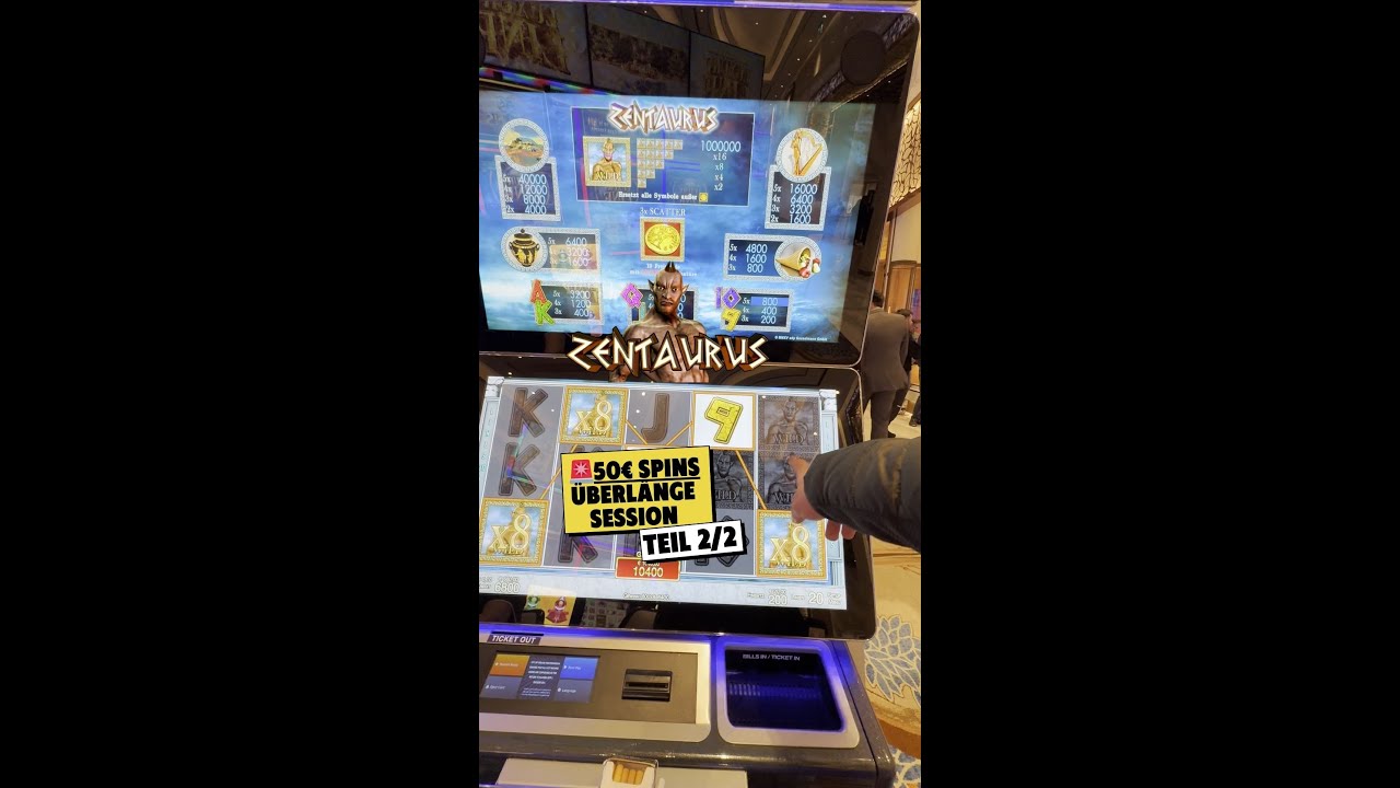🚨50&euro; SPINS Merkur Zentaurus 🔴LIVE-PLAY mit #maximaleinsatz #spielbank #spielo #spielothek