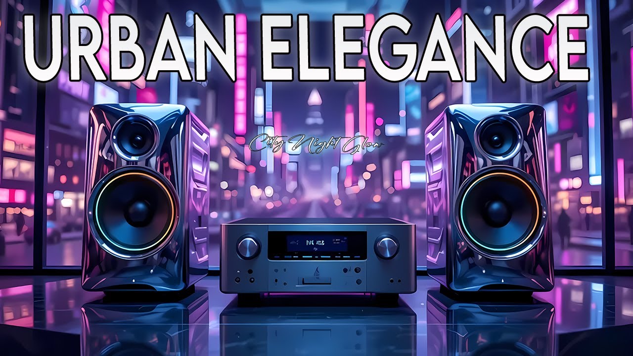Urban Elegance 🎷 Skyscraper Chill Lounge Jazz with Night Cityscape