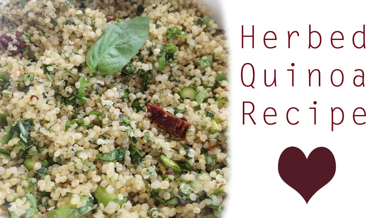 HERBED QUINOA RECIPE! (My favourite way to eat quinoa)