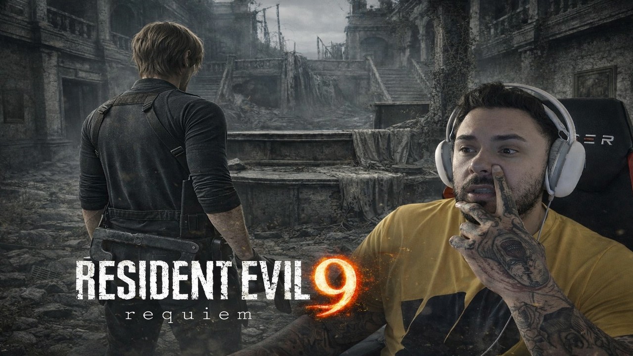 RESIDENT EVIL REQUIEM -  CHEGAMOS EM RACCOON CITY! - PARTE 9