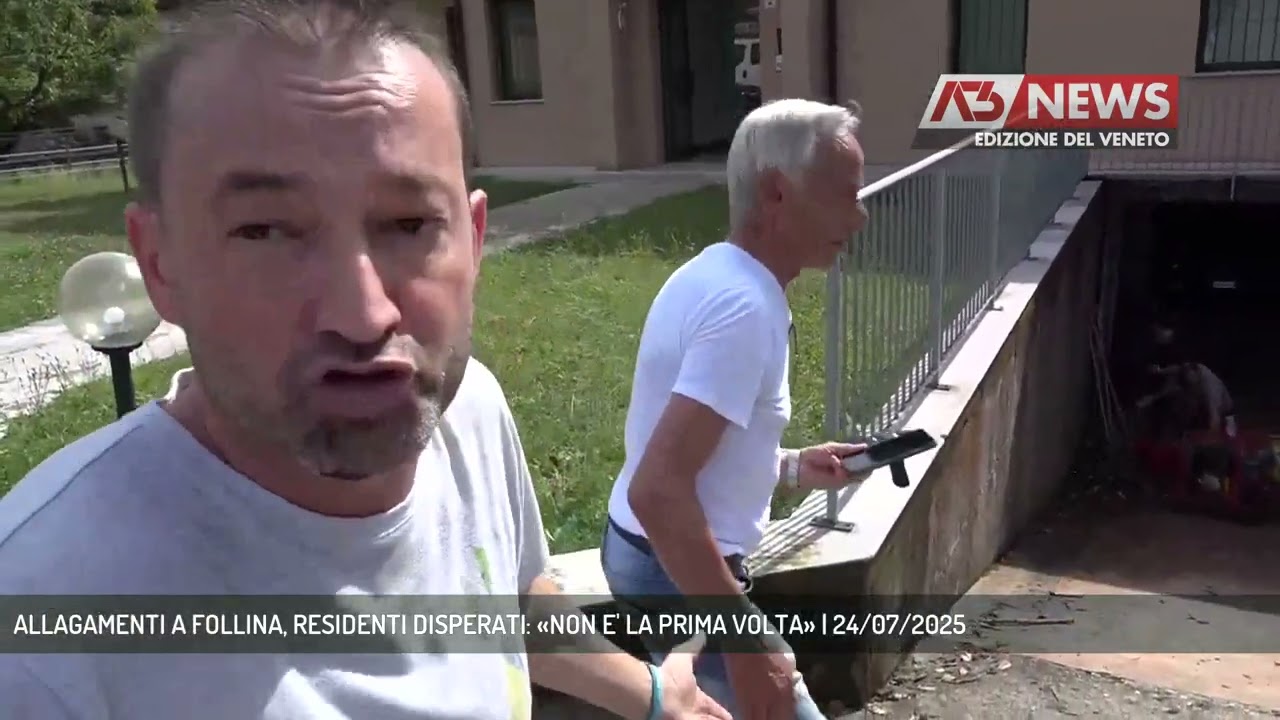 ALLAGAMENTI A FOLLINA, RESIDENTI DISPERATI: «NON E' LA PRIMA VOLTA» | 24/07/2025