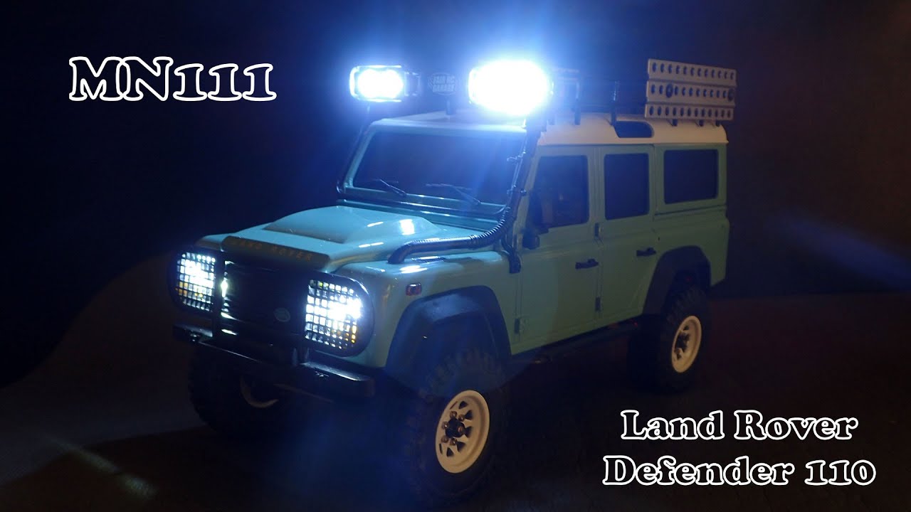 MN111 1/18 Land Rover Defender Kit: Build pt. 3: Electronics and Lights