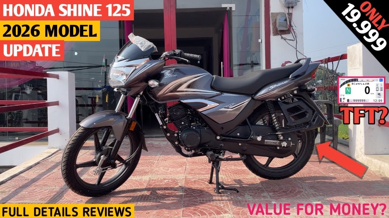 Cheaper than Splendor after GST 18% 2026 Honda Shine 125 Drum Brake Review | On Road Price New Ch...