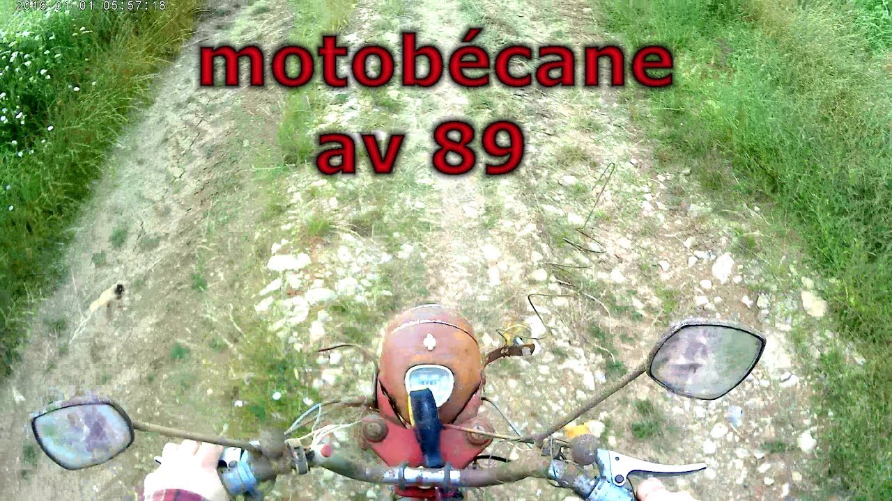 1er sortie de la Motobecane AV89 depuis 45ans