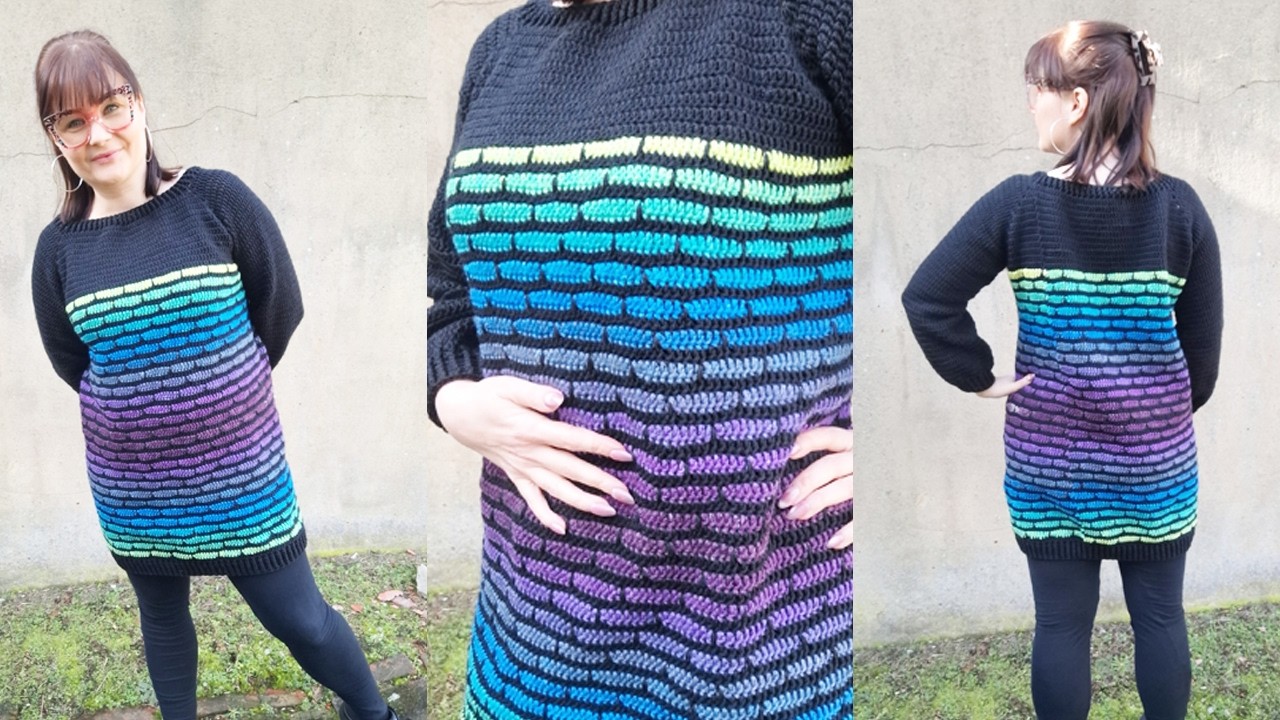 Big Shirt *Jelly* h&auml;keln ❤️ oder Kleid oder Tunika oder Pullover