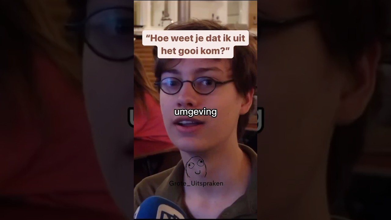 Hoe weet je dat ik uit het Gooi kom 🤣?