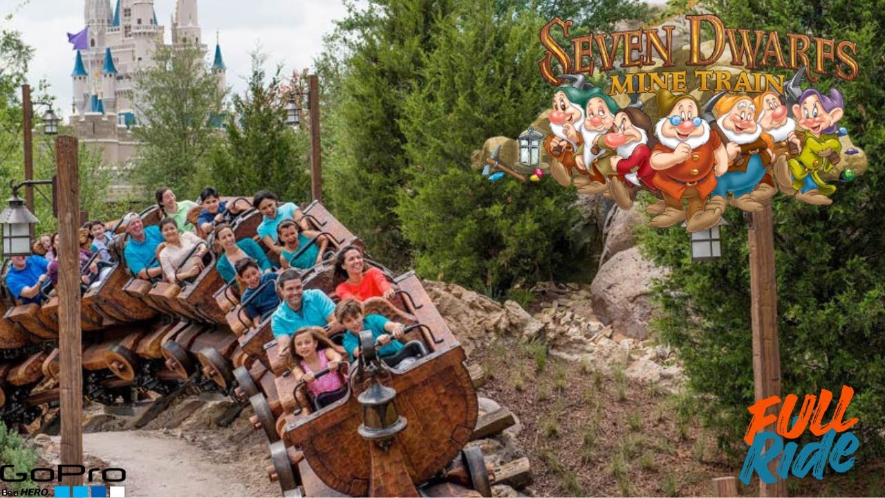 Montanha Russa dos Sete Anões - Seven Dwarfs Mine Train Full Ride GoPro [4K POV]
