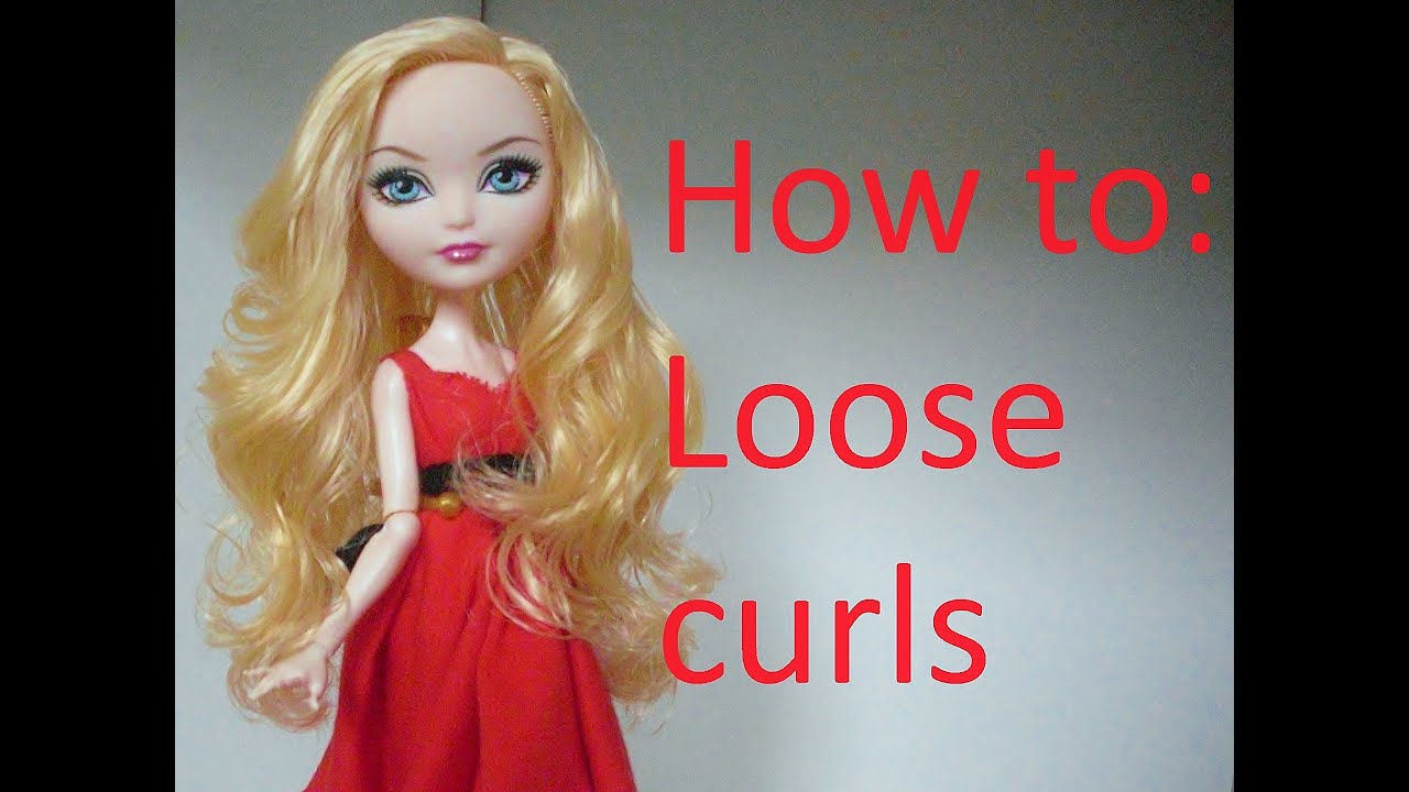 How to: Curl doll hair [Loose curls] (by EahBoy)