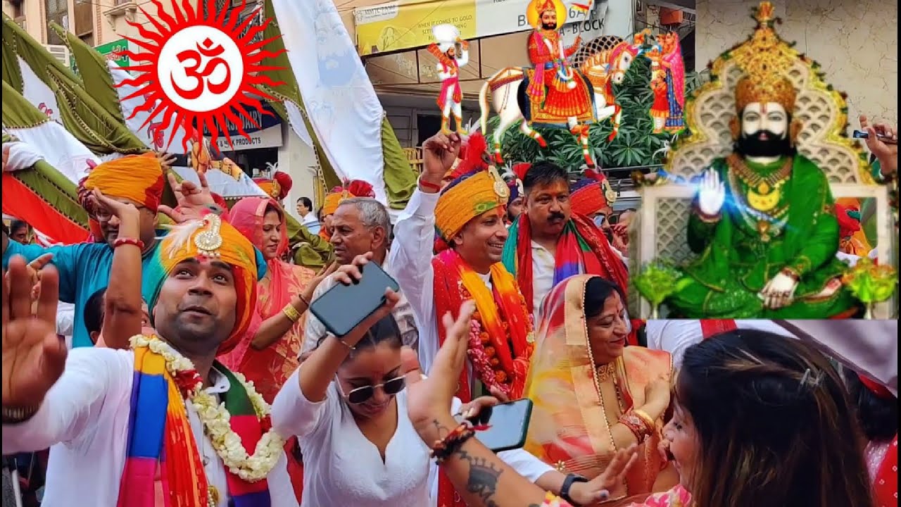 🚩शोभा यात्रा 2024 बाबा रामदेव जी बीज 🙏सत नगर करोल बाग़ 🙏🚩