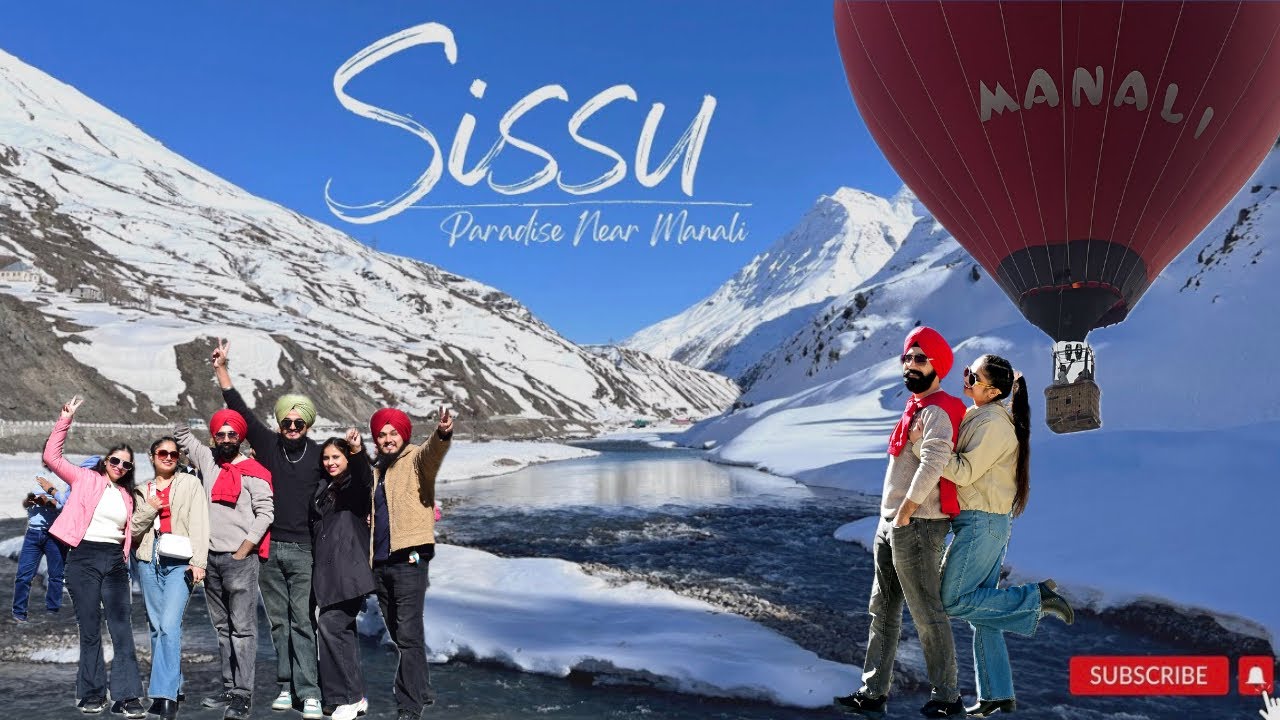 Mountains, snow & endless vibes — Sissu to Manali ❄️ #trending #viral #familyvlog #snow #explore 