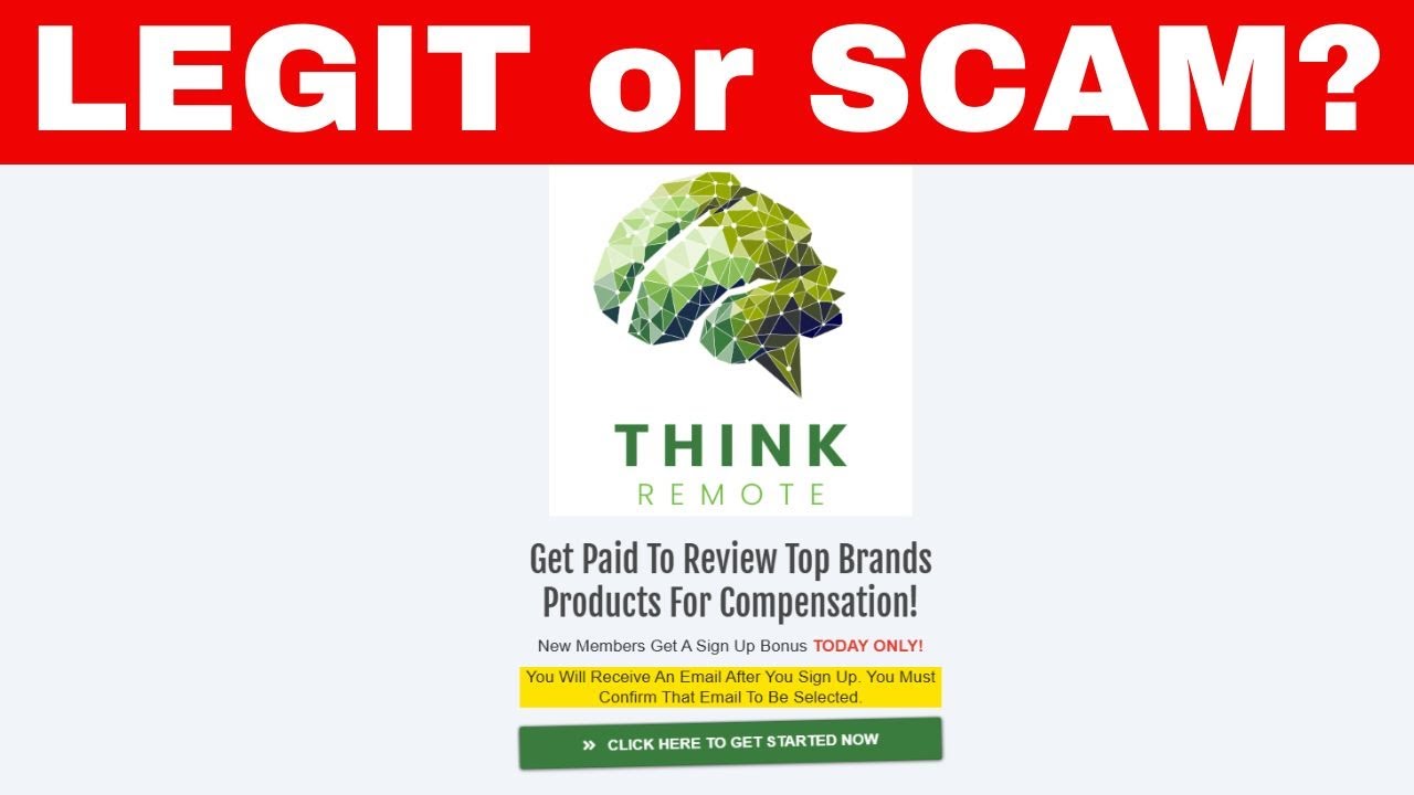 ThinkRemote.org Review &ndash; Does It Really Pay or Is It a Scam?