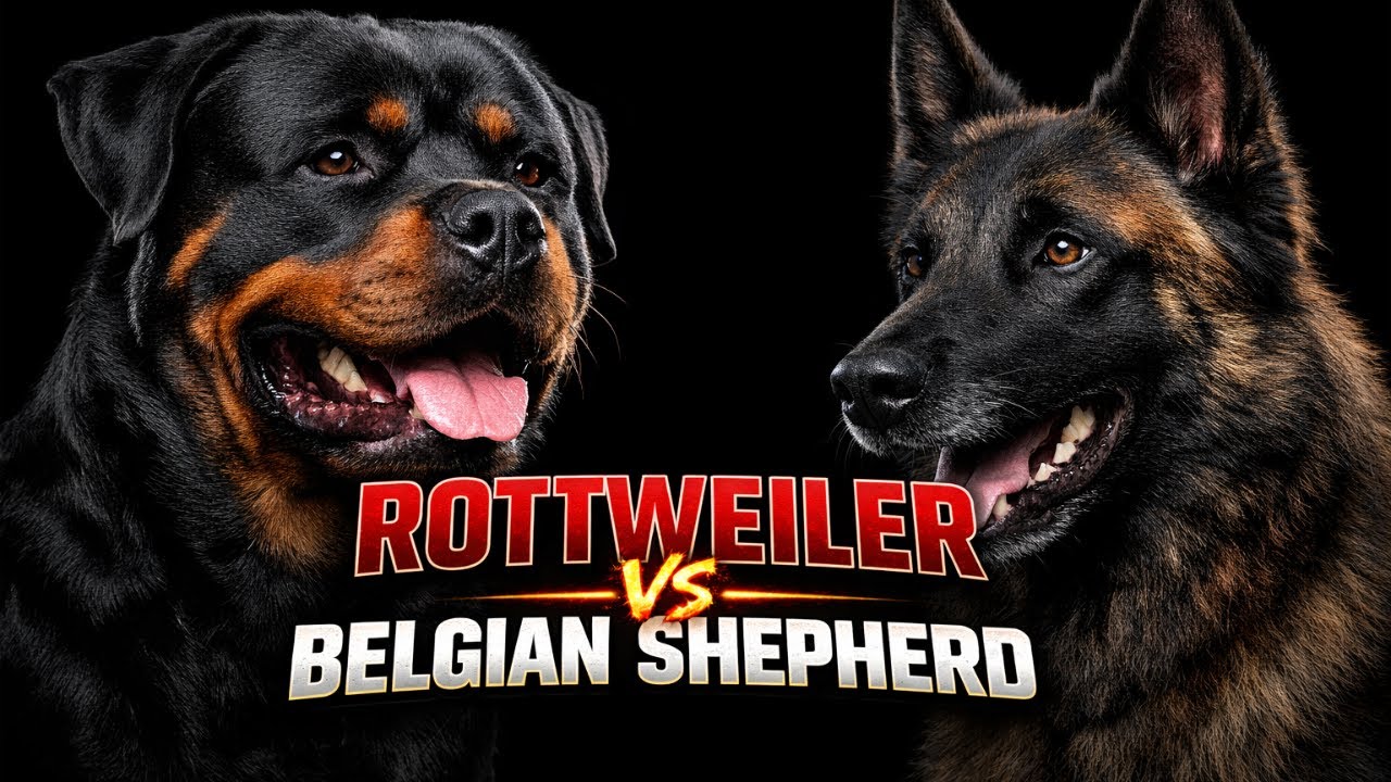 Rottweiler vs Belgian Shepherd – Which Dog Is Truly Better? 🐕🔥