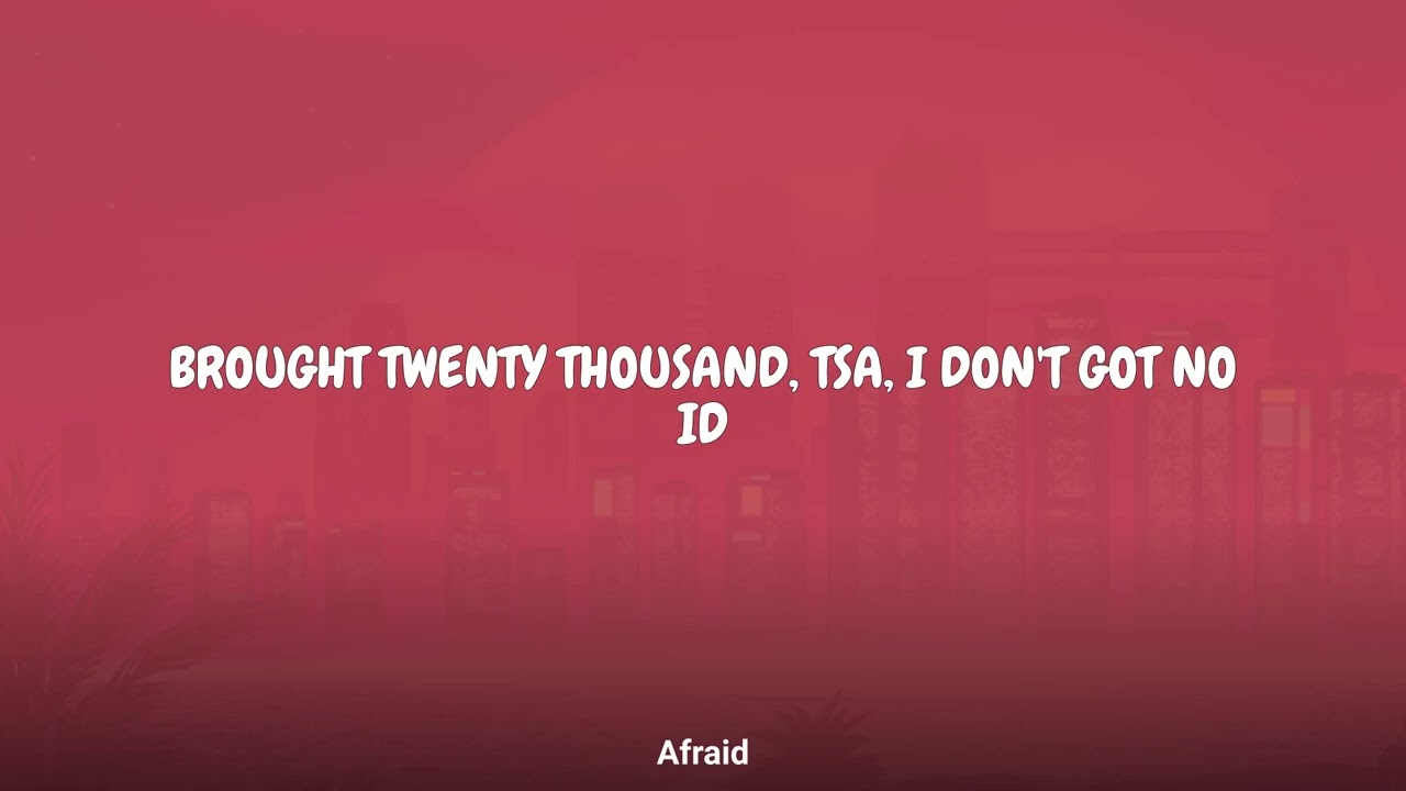 Hurricane Wisdom - Afraid (Lyrics)