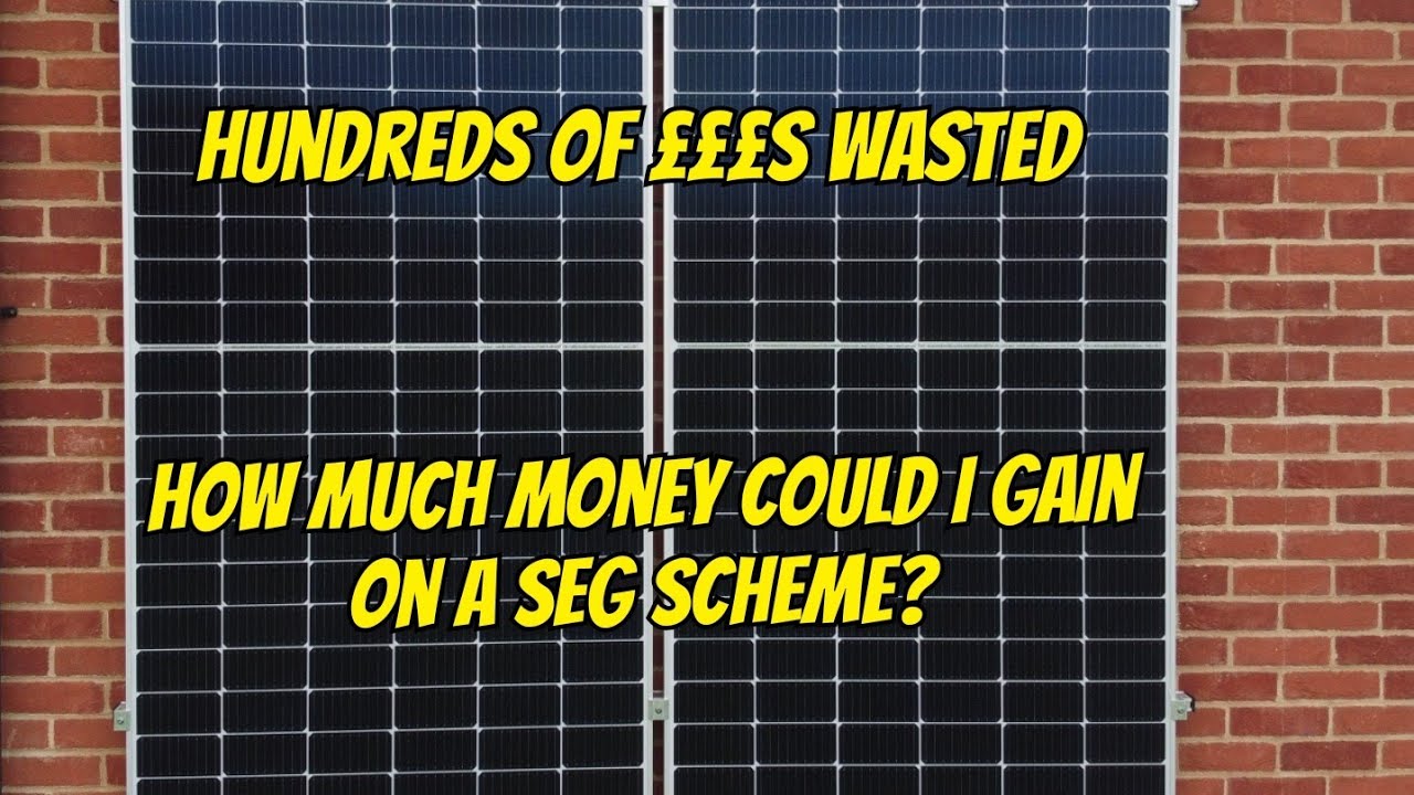 I'm wasting hundreds of £££s not being paid for export from my solar PV?  It's not why you'd think 🤔