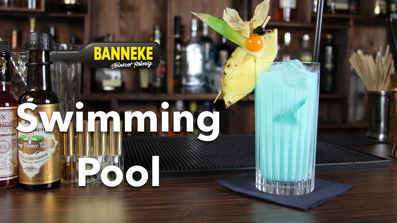 Swimming Pool - Cocktail Klassiker selber mixen - Schüttelschule by Banneke