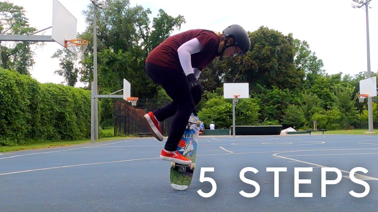 How to Dismount from Truckstand - 5 Steps to Half Flip Out - Freestyle Trick Tip