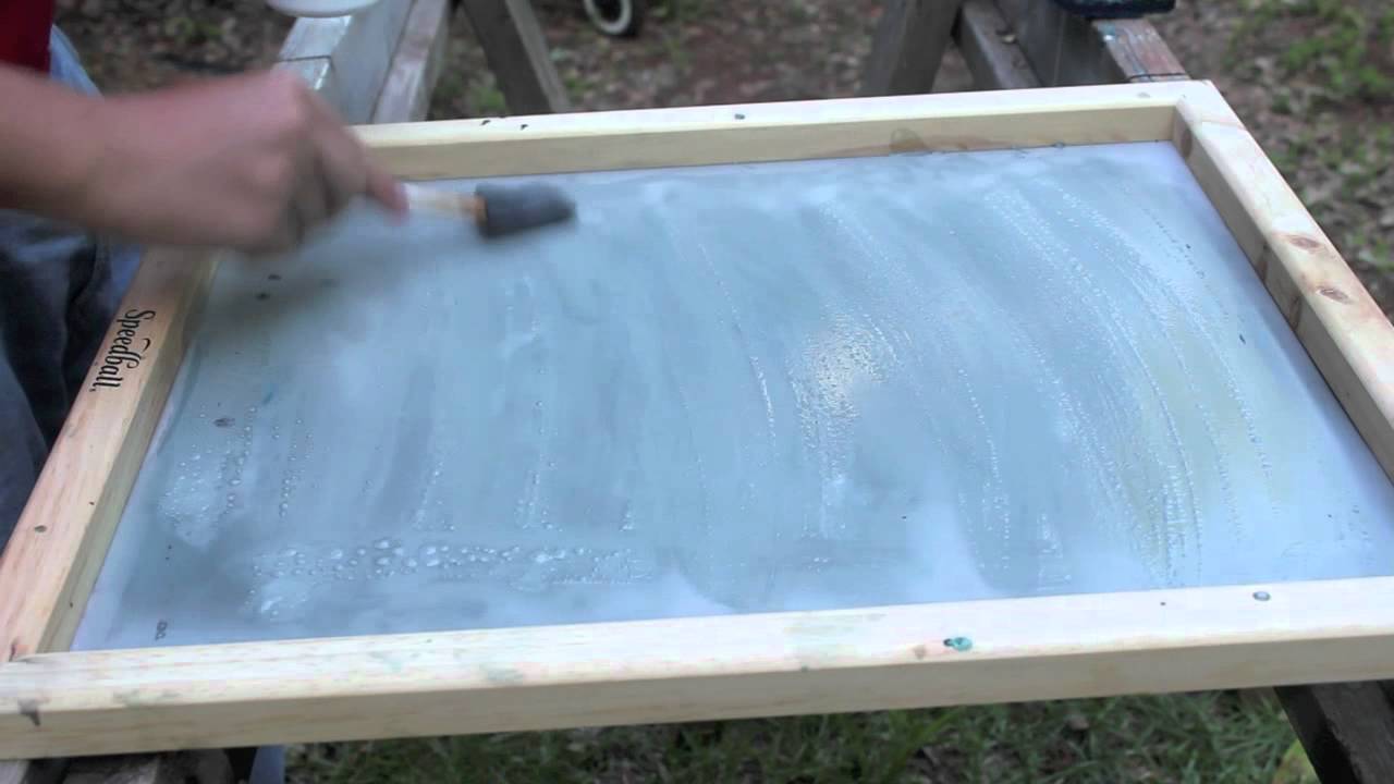 CLEANING & RECLAIMING A SPEEDBALL SCREEN!