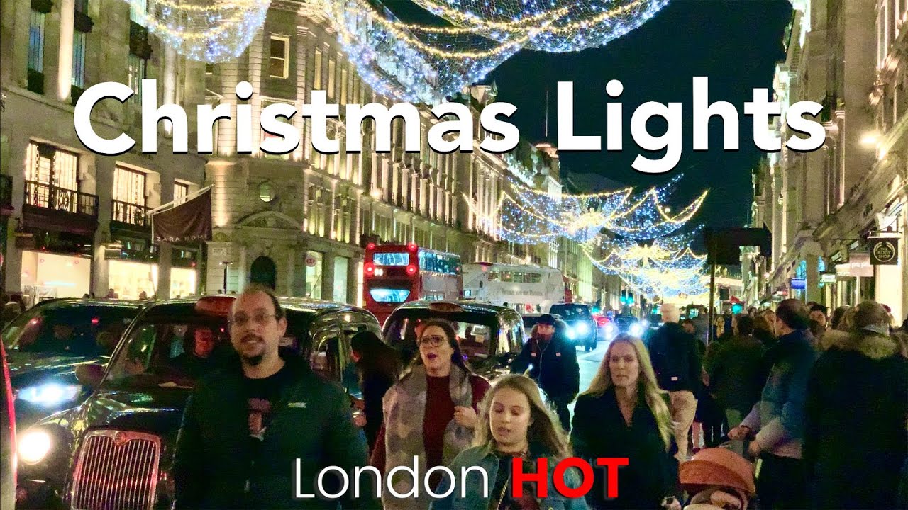 London’s Oxford Street Spectacular Christmas Lights 2019 - Hyperlapse