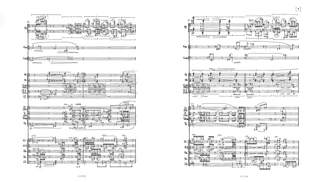 György Kurtág: ...quasi una fantasia…, op. 27, No. 1 [w/ score] (1987/88)