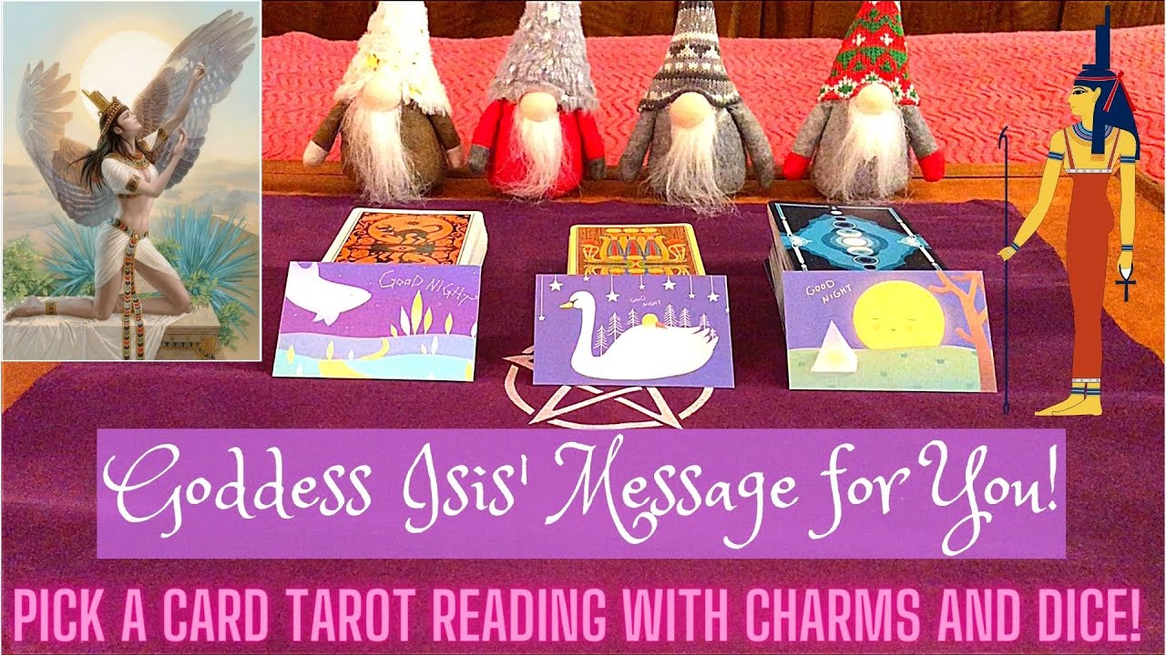 ⭐️ Goddess Isis' Personal Message For YOU! ⭐️ Pick a Card Tarot Reading with Charms and Dice ☀️🔮