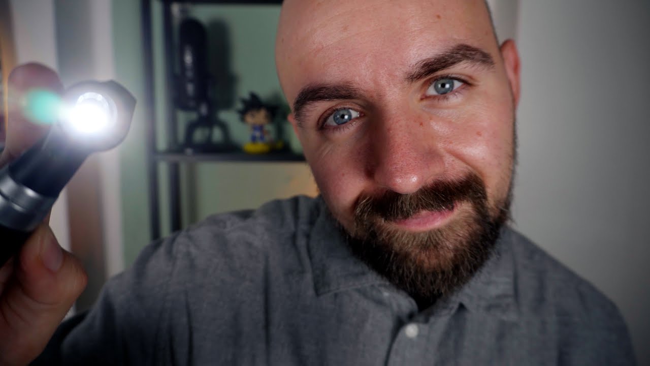 ASMR Deutsch Cranial Nerve Exam | Arzt Roleplay zur Entspannung